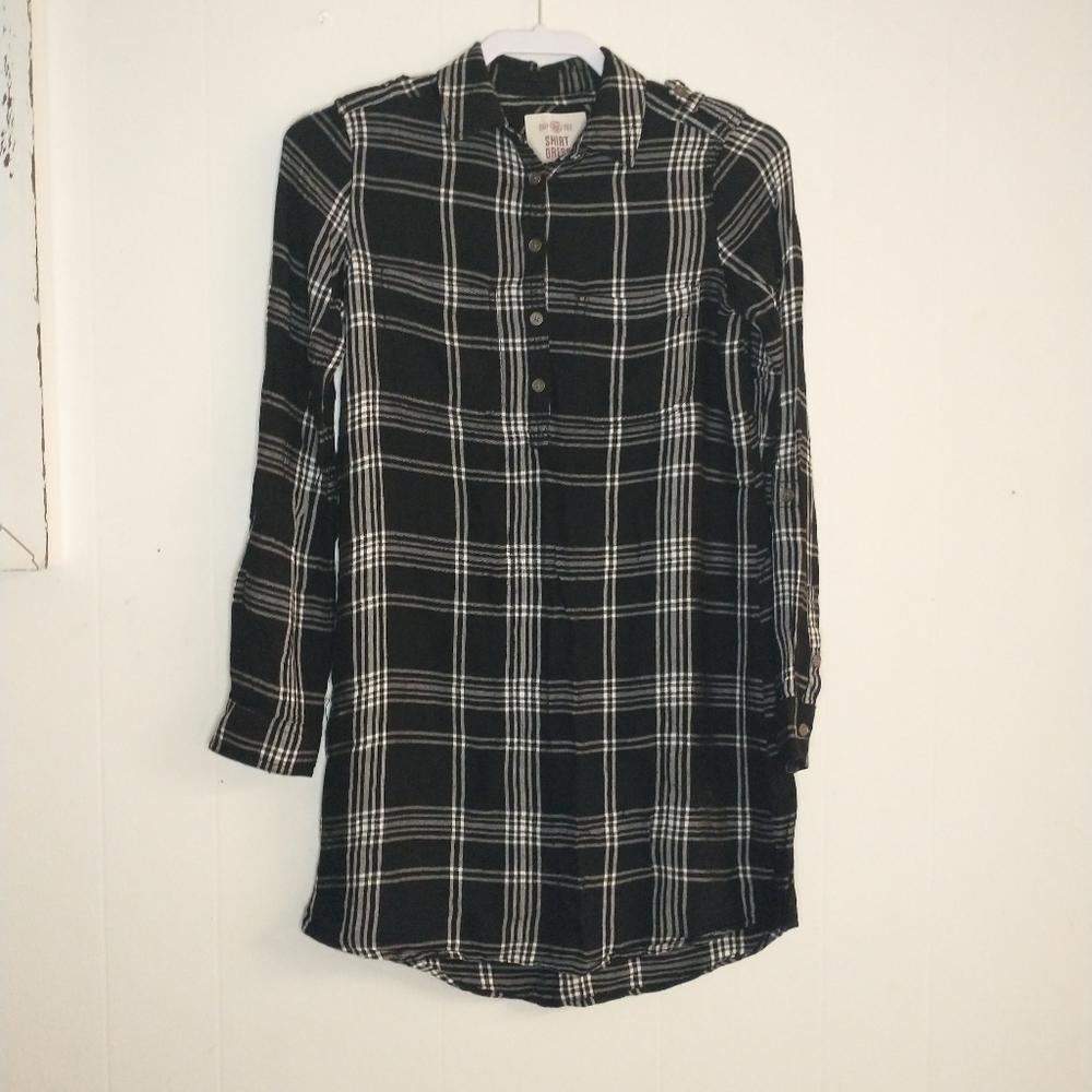 SO perfectly soft shirt dress xs